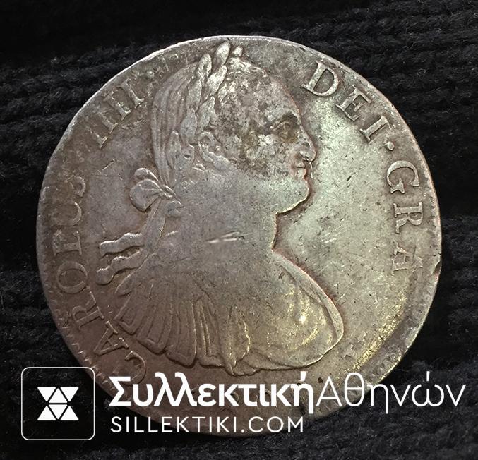 MEXICO 8 Real 1802 VF+